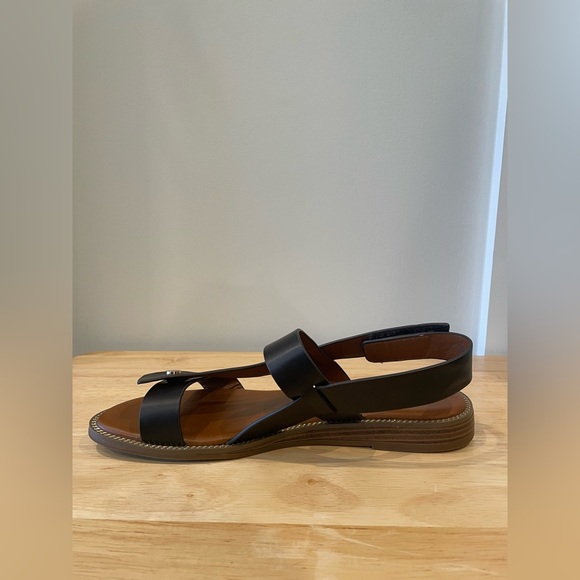 Franco Sarto Black and Brown Women's Sandals - Picture 4 of 8